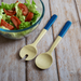 pebbly Salatbesteck aus Bambus - Navy