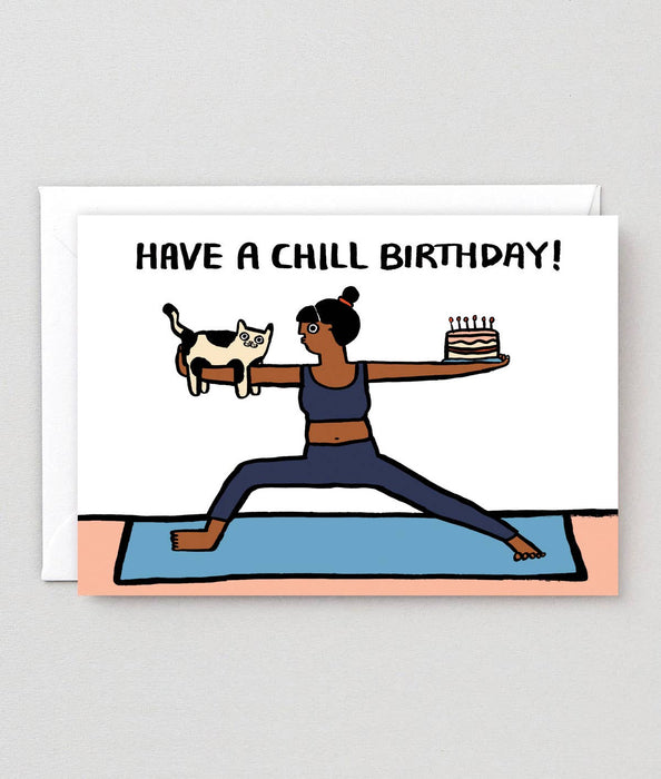 Glückwunschkarte „Habe einen Chill Birthday“