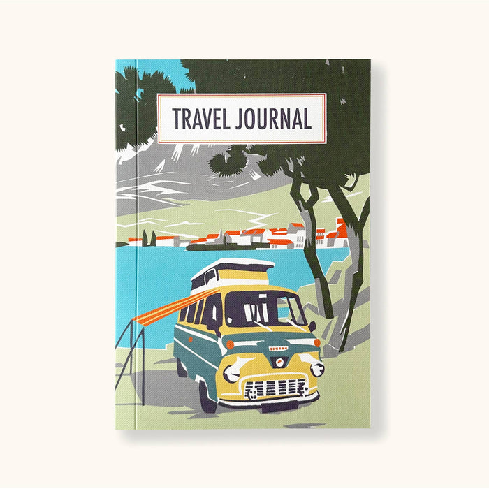 Travel Journal Yellow Beach Camper