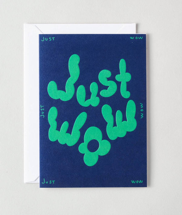 Grußkarte - Just Wow