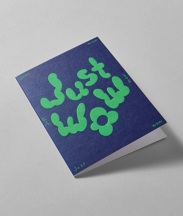 Grußkarte - Just Wow