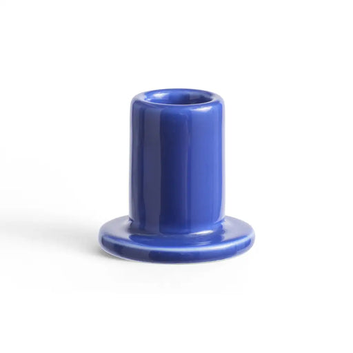 HAY Tube Candle Holder - Blue / Small