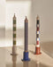 HAY Tube Candle Holder - Blue / Small