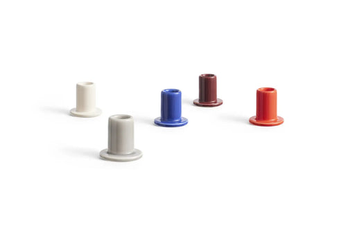 HAY Tube Candle Holder - Warm red / Small