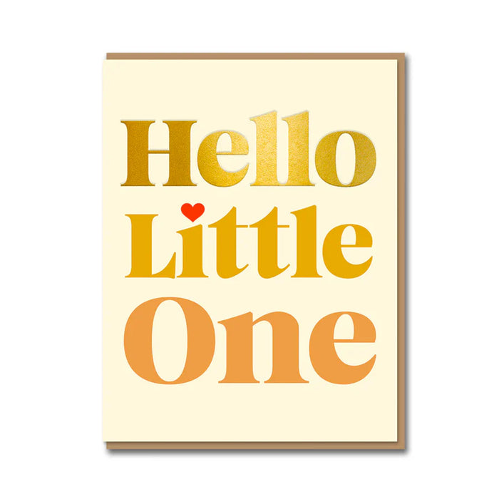 Grußkarte - Geburt - Hello Little One