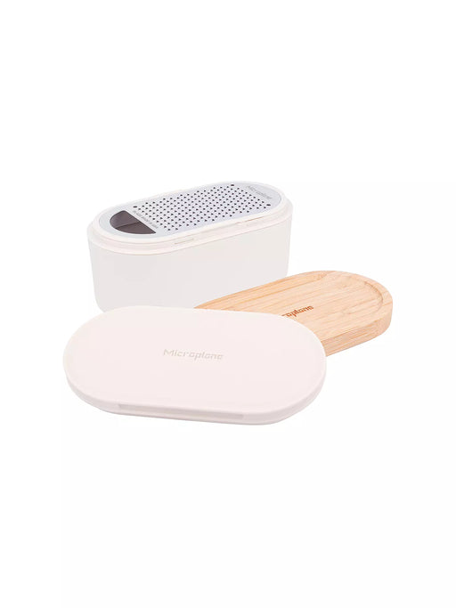 Microplane Container Grater - Handreibe mit Auffangbehälter