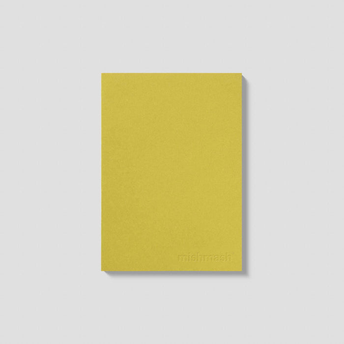 mishmash Notizbuch blanko A5 Chartreuse