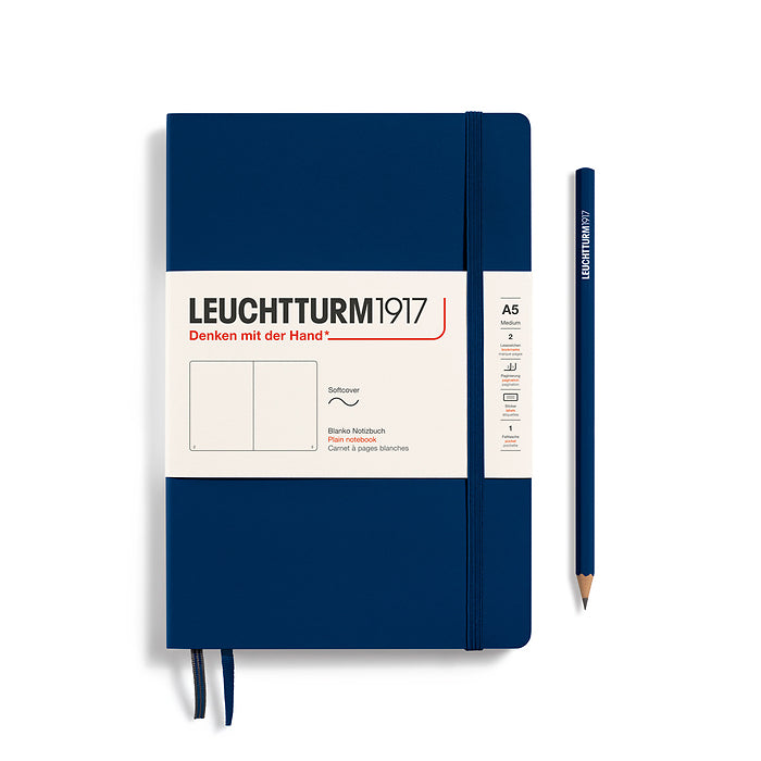 Notizbuch Medium (A5) - Softcover - 123 nummerierte Seiten