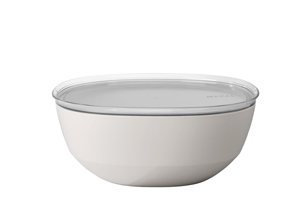Mepal Servierschale Silueta mit Deckel - 5 l - Nordic White