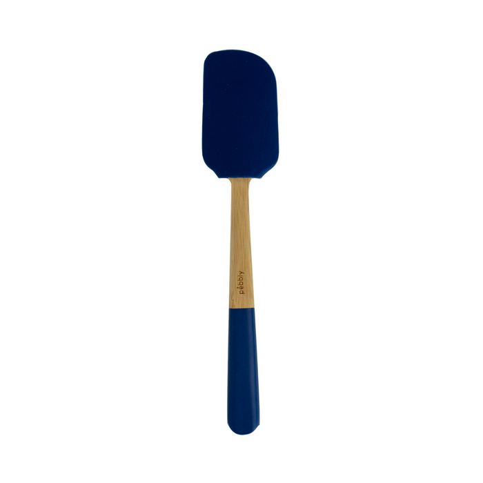 pebbly Teigschaber aus Bambus - Navy
