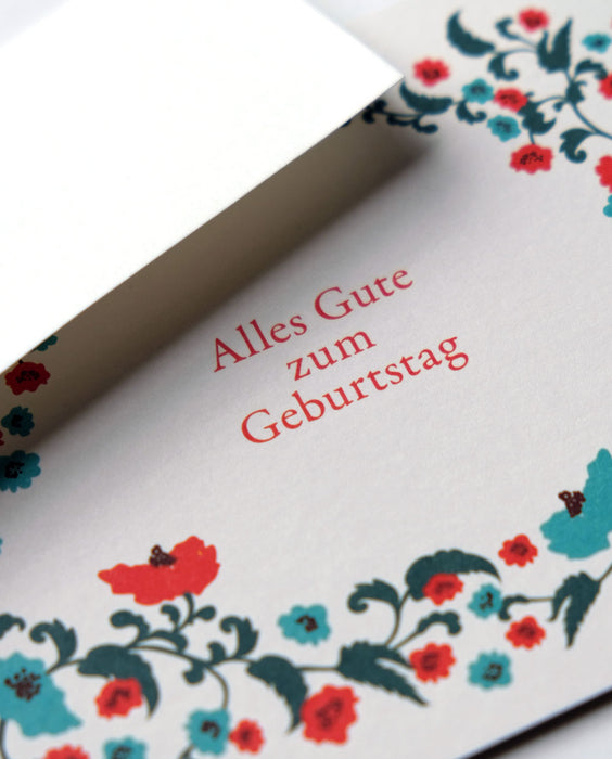 Haferkorn & Sauerbrey Grußkarte Mohnblumen