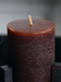Pillar Candle, Rustic Wax große