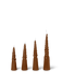 Ferm Living Twisted Candles - Set of 4