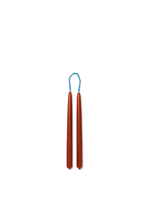 Ferm Living Dipped Candle Amber - Set of 8 