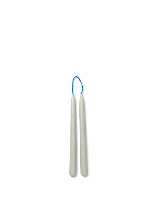 Ferm Living Dipped Candle Sage - Set of 8