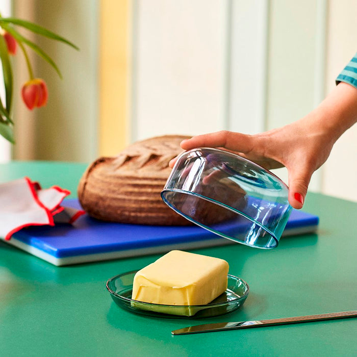 HAY Borosilicate 2-in-1 Serving Set - Light blue & Aqua