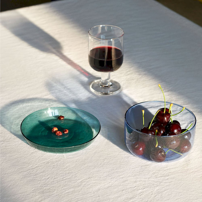 HAY Borosilicate 2-in-1 Serving Set - Light blue & Aqua
