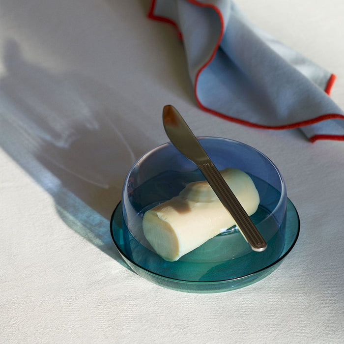 HAY Borosilicate 2-in-1 Serving Set - Light blue & Aqua