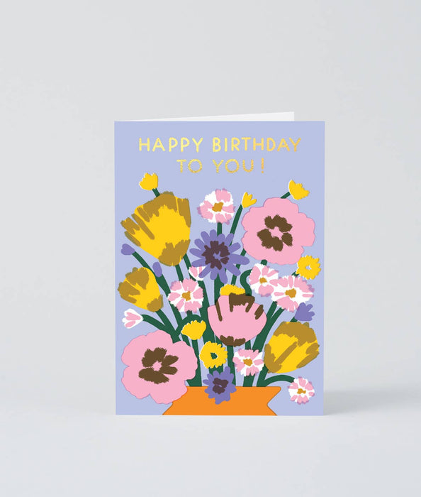 Grußkarte - Happy Birthday to you
