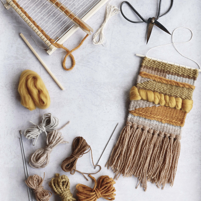 kit company weaving set mustard