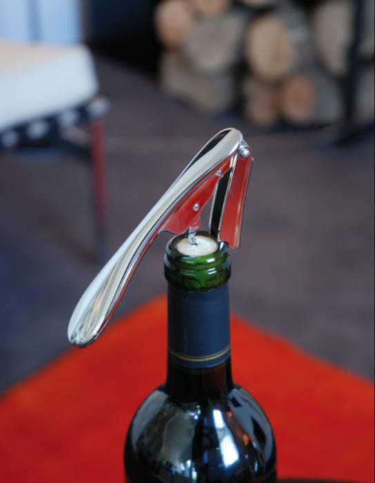 Sommelier Korkenzieher "Garçon Métal Chromé", Metall