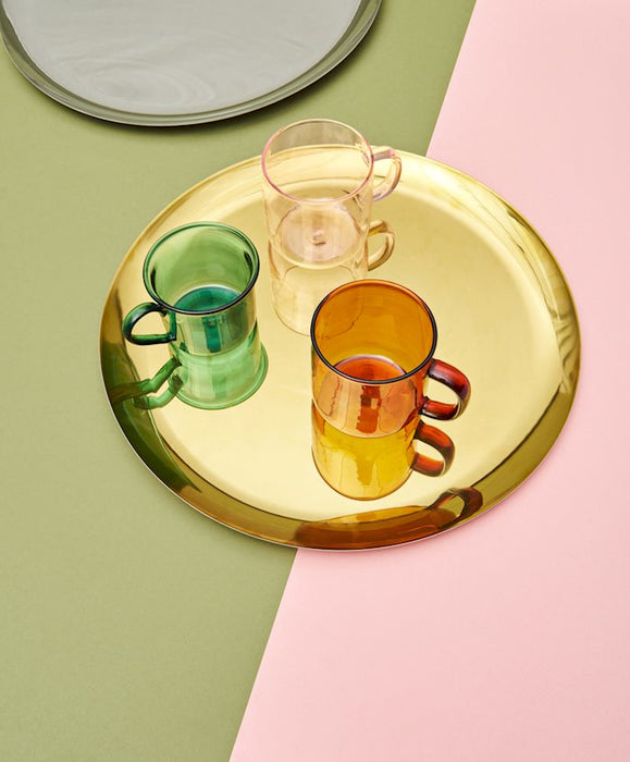 HAY Serving Tray L Gold - Serviertablett