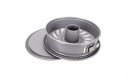 Springform mit Flach- und Rohrboden 'We Love Baking'