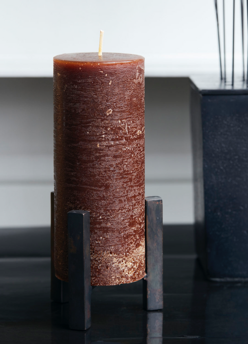 Pillar Candle, Rustic Wax große