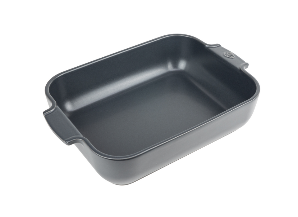 Appolia rechteckige Auflaufform aus Keramik Schiefergrau - 32cm