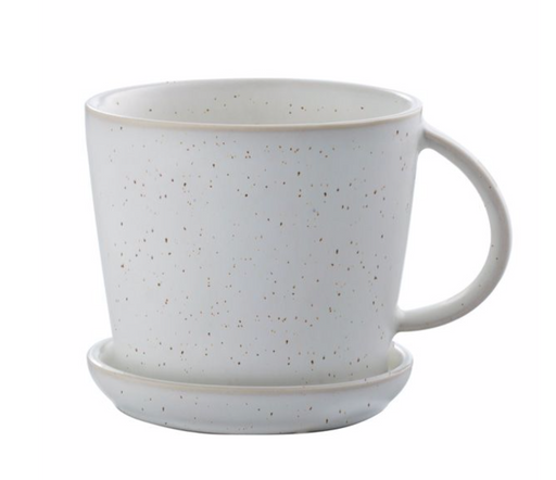 Tasse mit Untersetzer