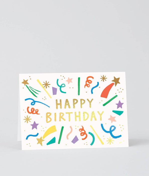 Grußkarte - Happy Birthday Burst