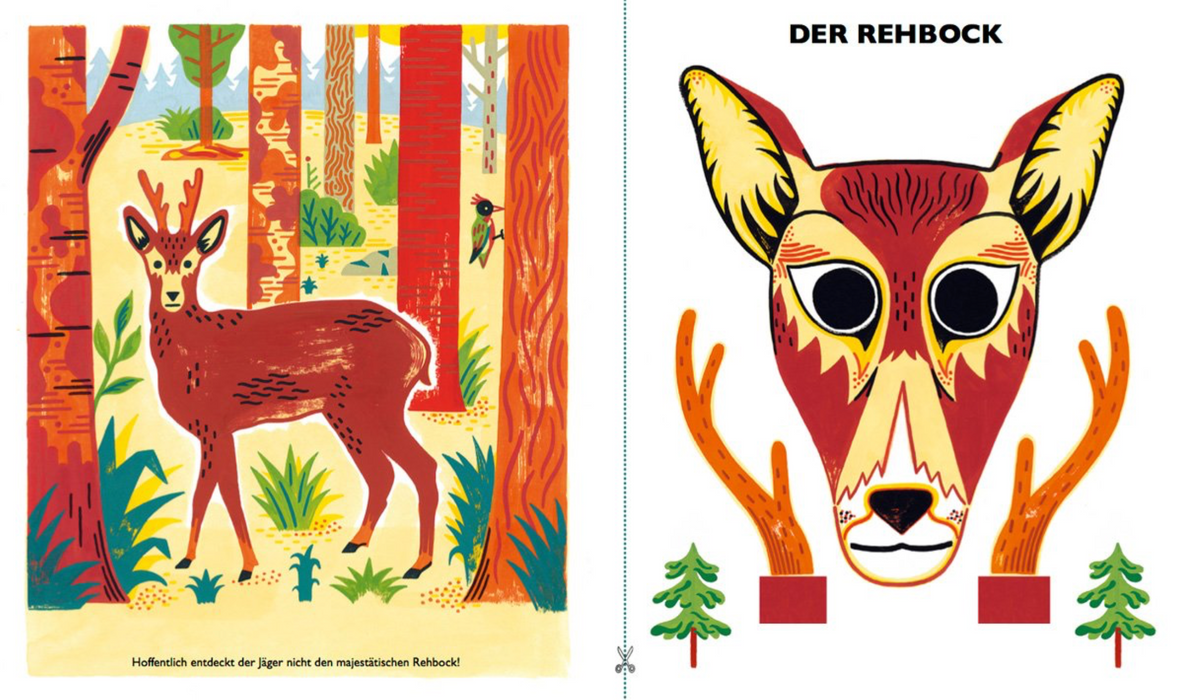 Im Wald der Masken / Masks in the Forest