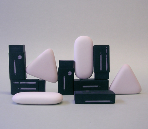 Radiergummi, schwarz, Carta Pura, 4.9cm x 2.1cm
