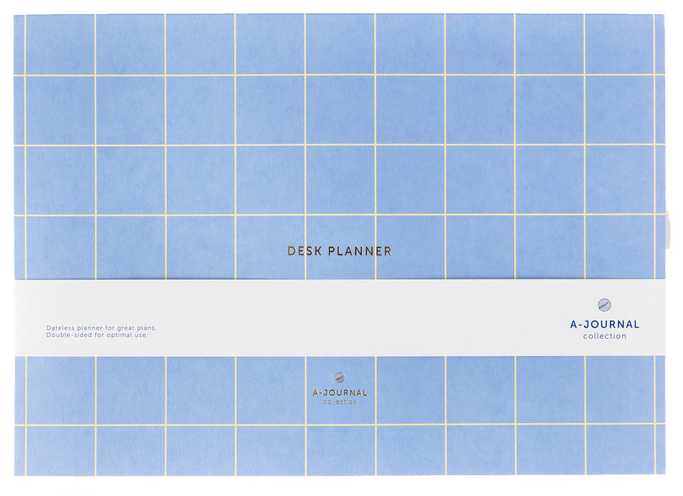 A-Journal Deskplanner/Wochenplaner - Lavender Blau