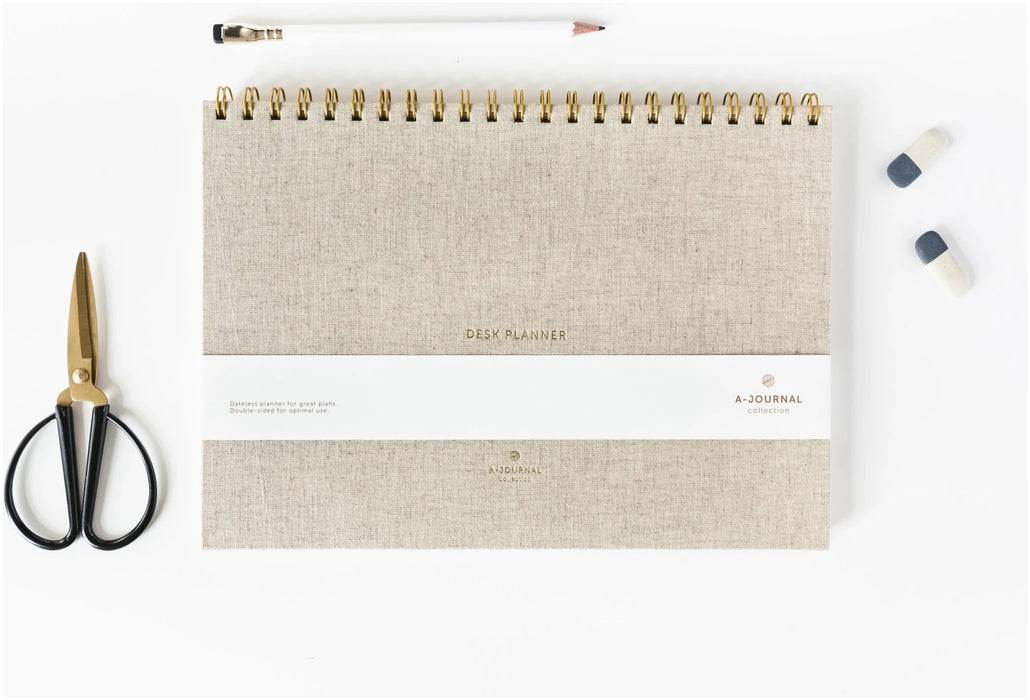 A-Journal Tischplaner Leinen