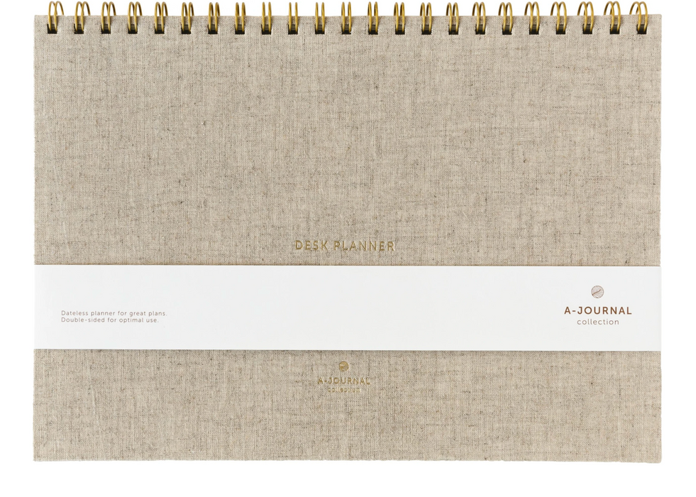 A-Journal Tischplaner Leinen