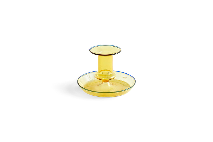 HAY Kerzenhalter FLARE - Candleholder Yellow S
