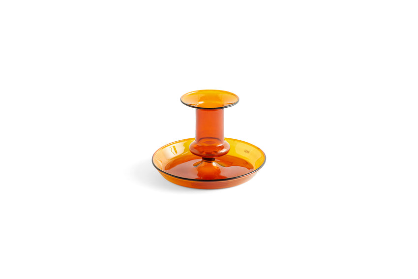 HAY Kerzenhalter FLARE - Candleholder Amber S