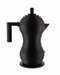 Alessi Espressokaffeekanne Pulcina schwarz