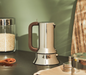 Alessi Espressokocher 9090 aus Edelstahl 1 Tasse
