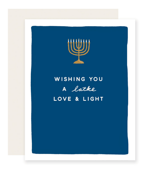 Slightly Stationery Grußkarte A Latke Love