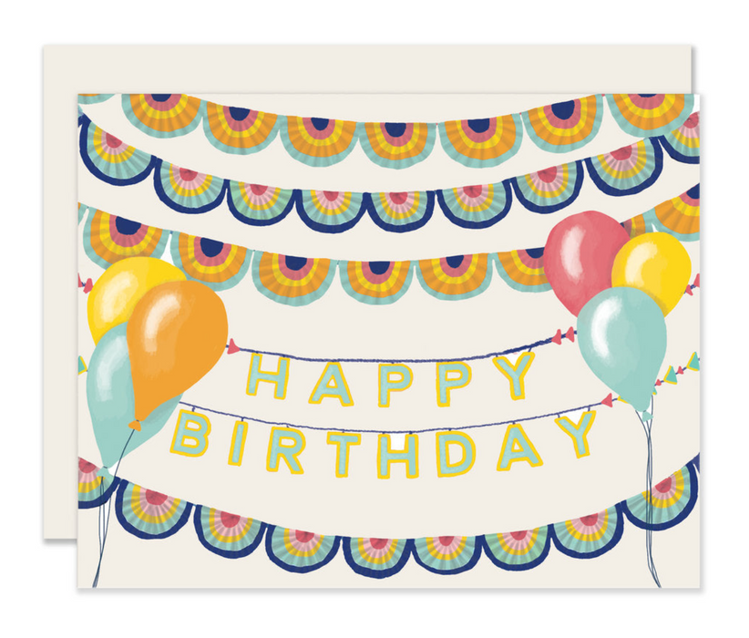 Slightly Stationery Grußkarte Birthday Banner