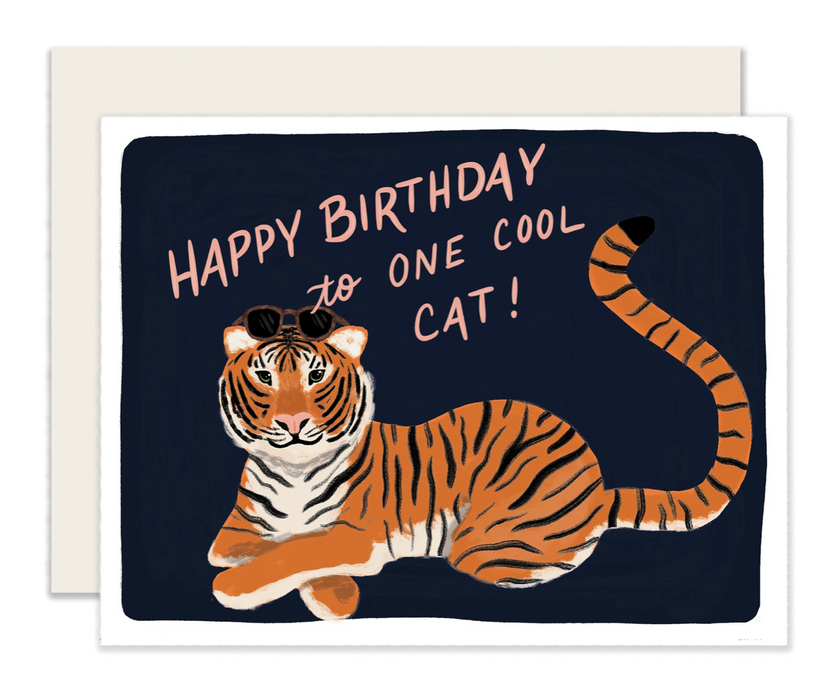 Slightly Stationery Grußkarte Cool Cat