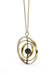 Ting Goods Kette SOLAR mit Stein schwarz Messing