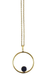 Ting Goods Kette CIRCLE STONE mit Stein Messing 