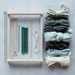 kit company weaving set dusty blue