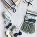 kit company weaving set dusty blue