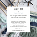 kit company weaving set dusty blue