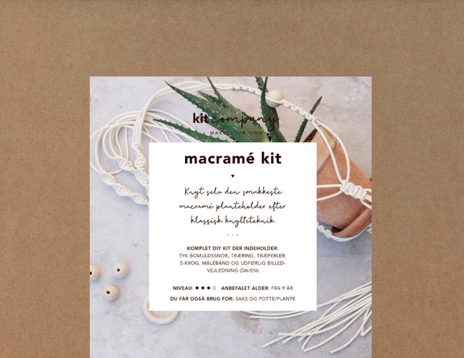 kit company makramé set