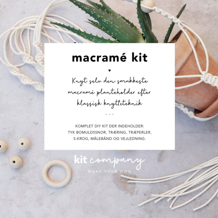 kit company makramé set